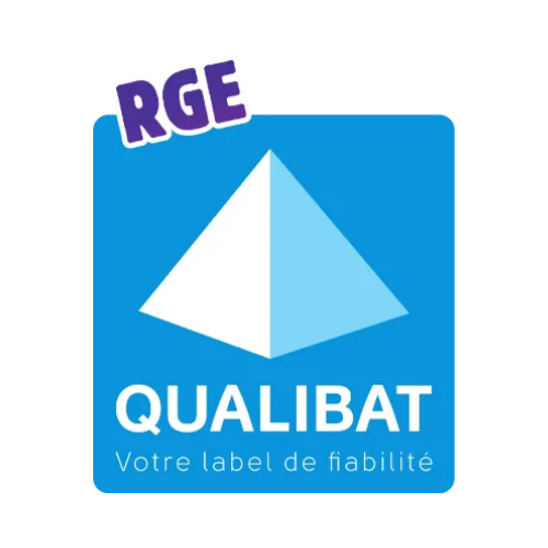 Logo Qualibat certification RGE pour les artisans du bâtiment à Lille